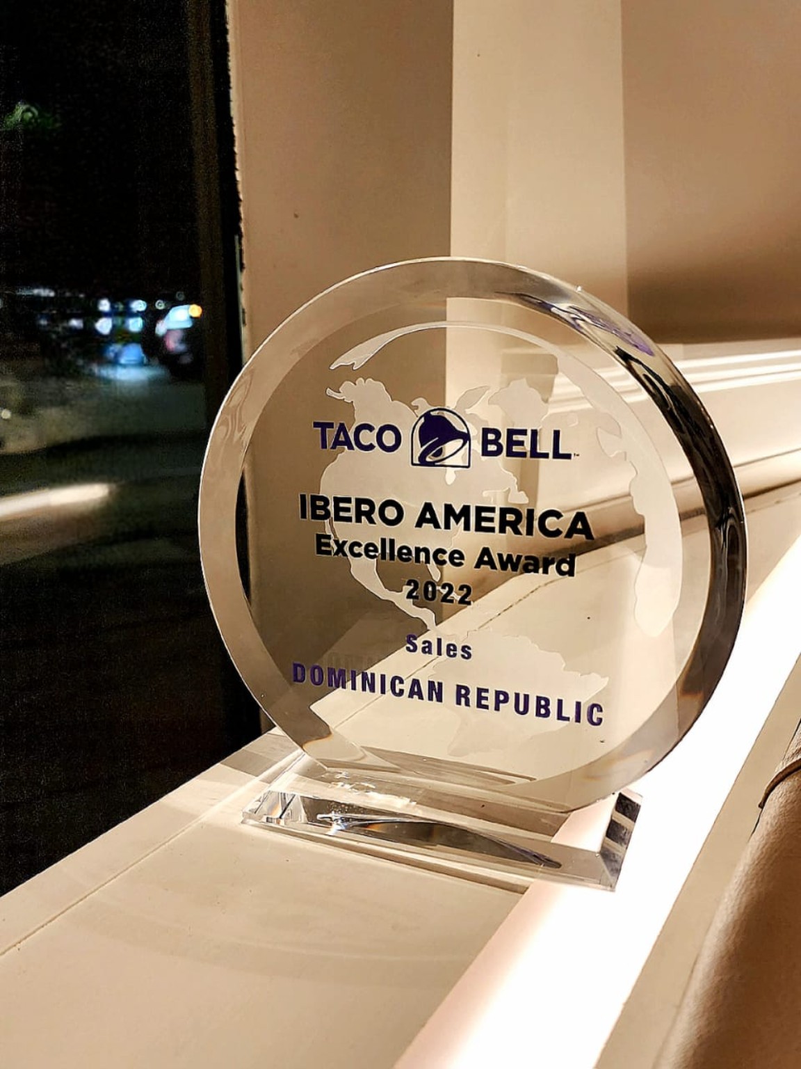 Premio Taco Bell Ibero America Excellence Award 2022 Sales Dominican Republic